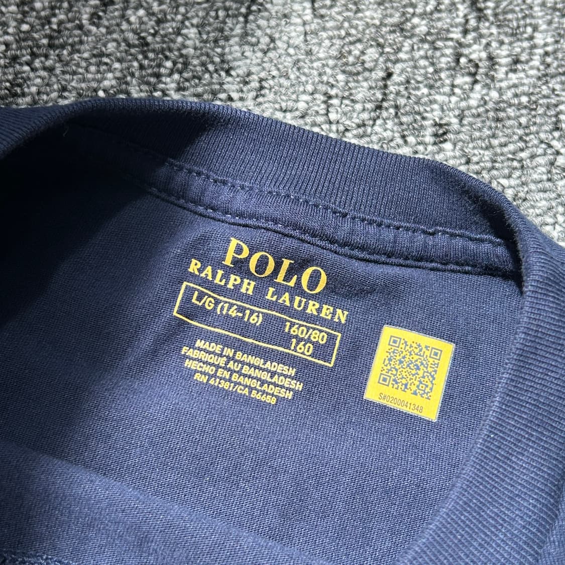 폴로 랄프로렌 네이비 반팔티셔츠 상품이미지6