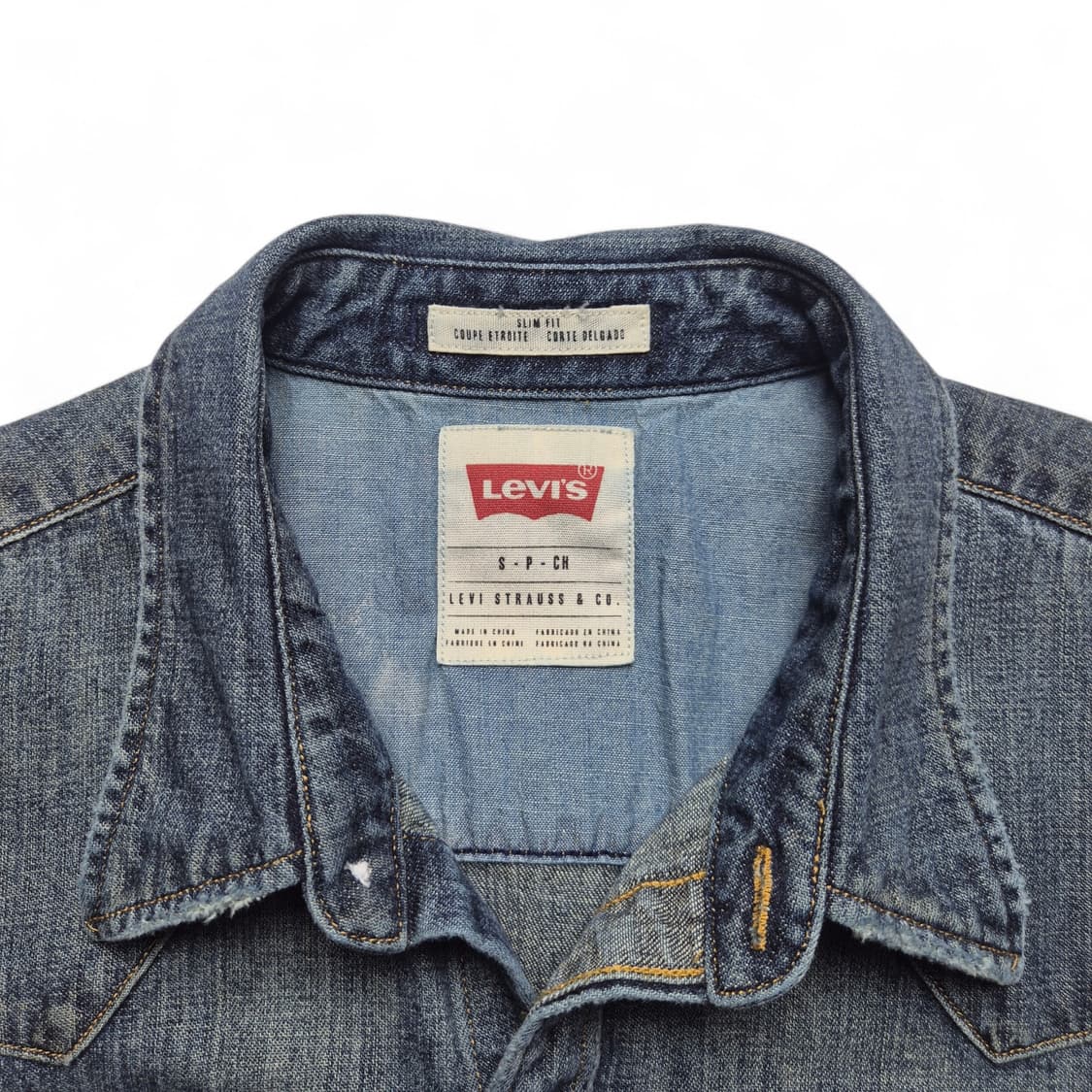[S] 리바이스 웨스턴 데님셔츠 상품이미지5