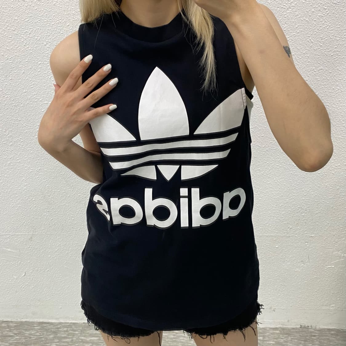 아디다스 빅로고 블랙나시 상품이미지1