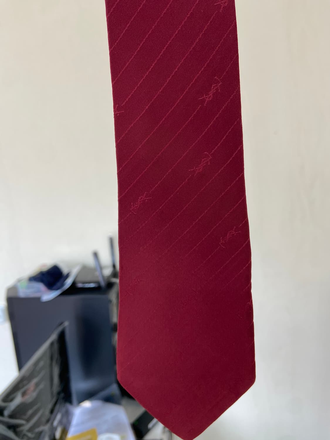 YSL 입생로랑  명품 정품 모노그램 넥타이 상품이미지8