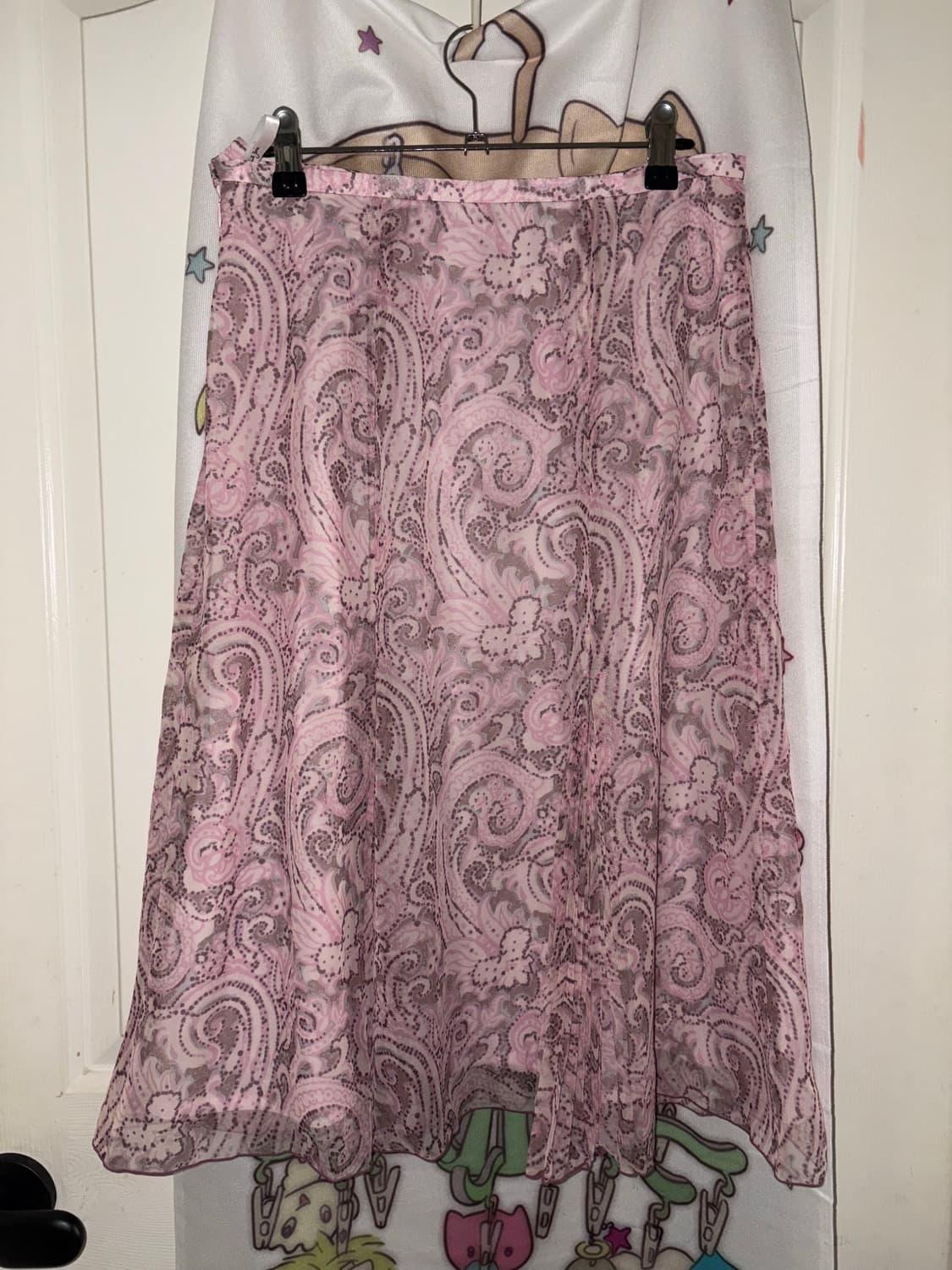 빈티지 그런지 모리 페어리 미디 스커트 상품이미지2