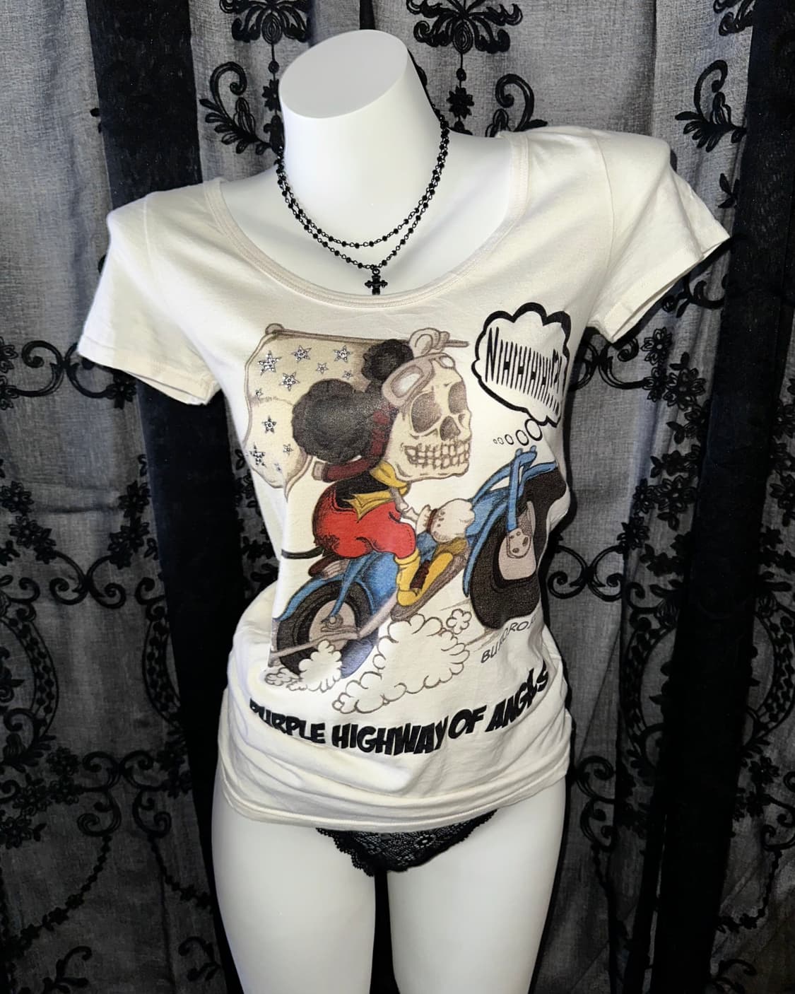 Rock chic printed short sleeve 상품이미지2