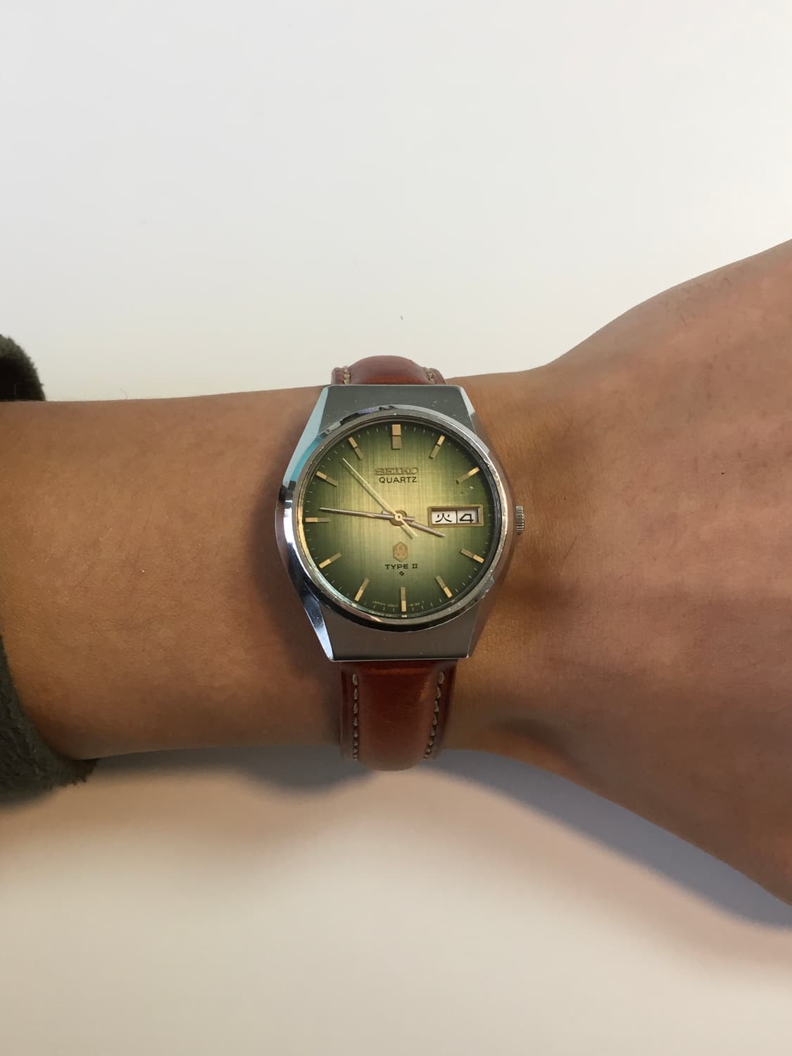 70s seiko type 2 olive gradation dial 상품이미지4