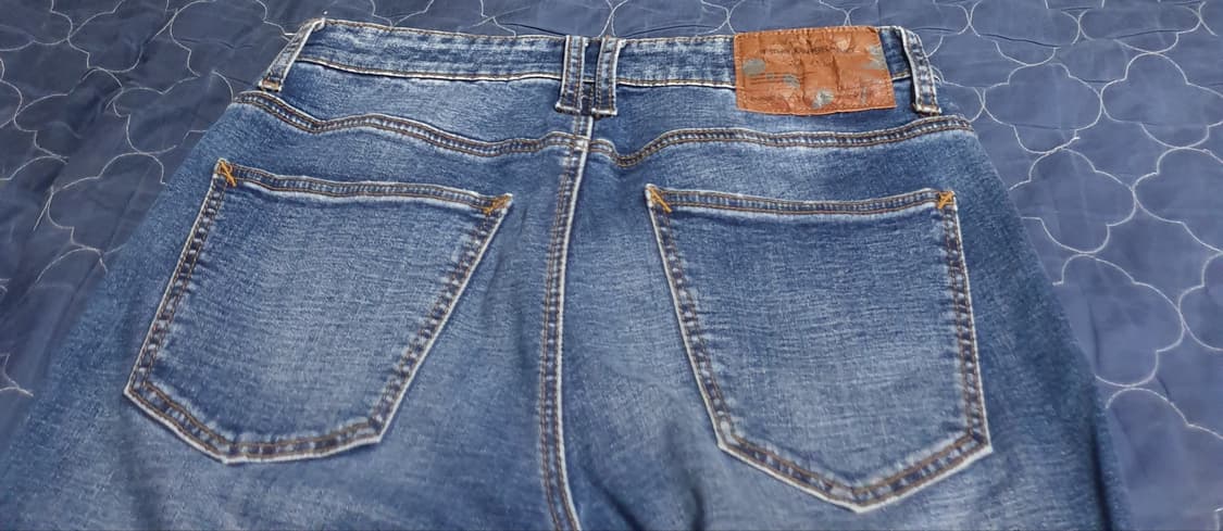 웨스턴 데님 워싱 청바지 중청 (30) 상품이미지2