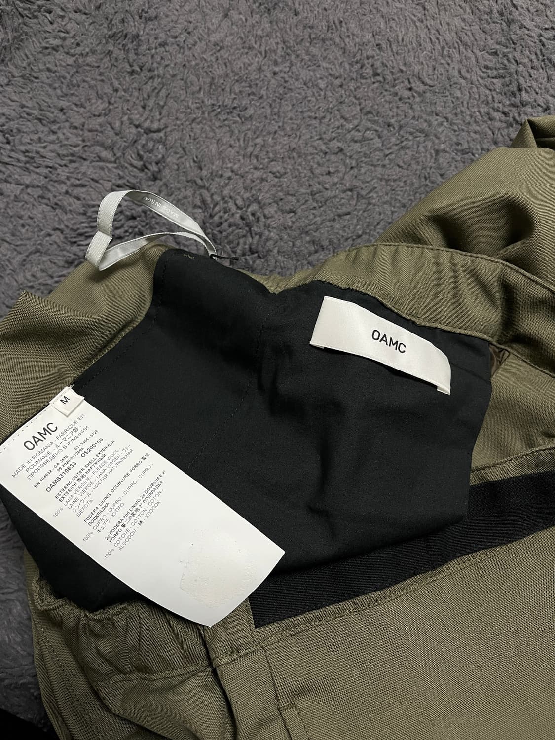 oamc 울 밴딩 크롭 슬랙스 상품이미지4