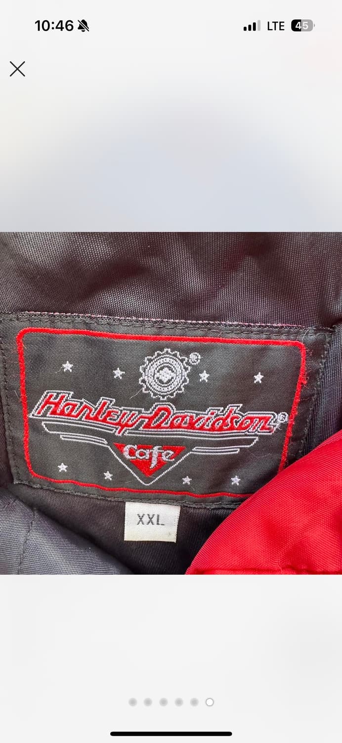 90‘s Harley Davidson 바이커 봄버 자켓 사이즈 xxl 상품이미지6