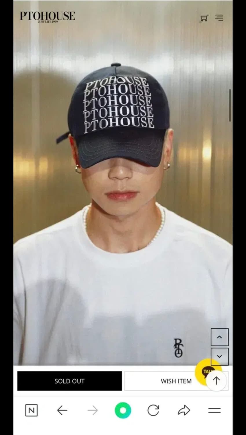 ptohouse 피티오하우스 볼캡 네이비 상품이미지1