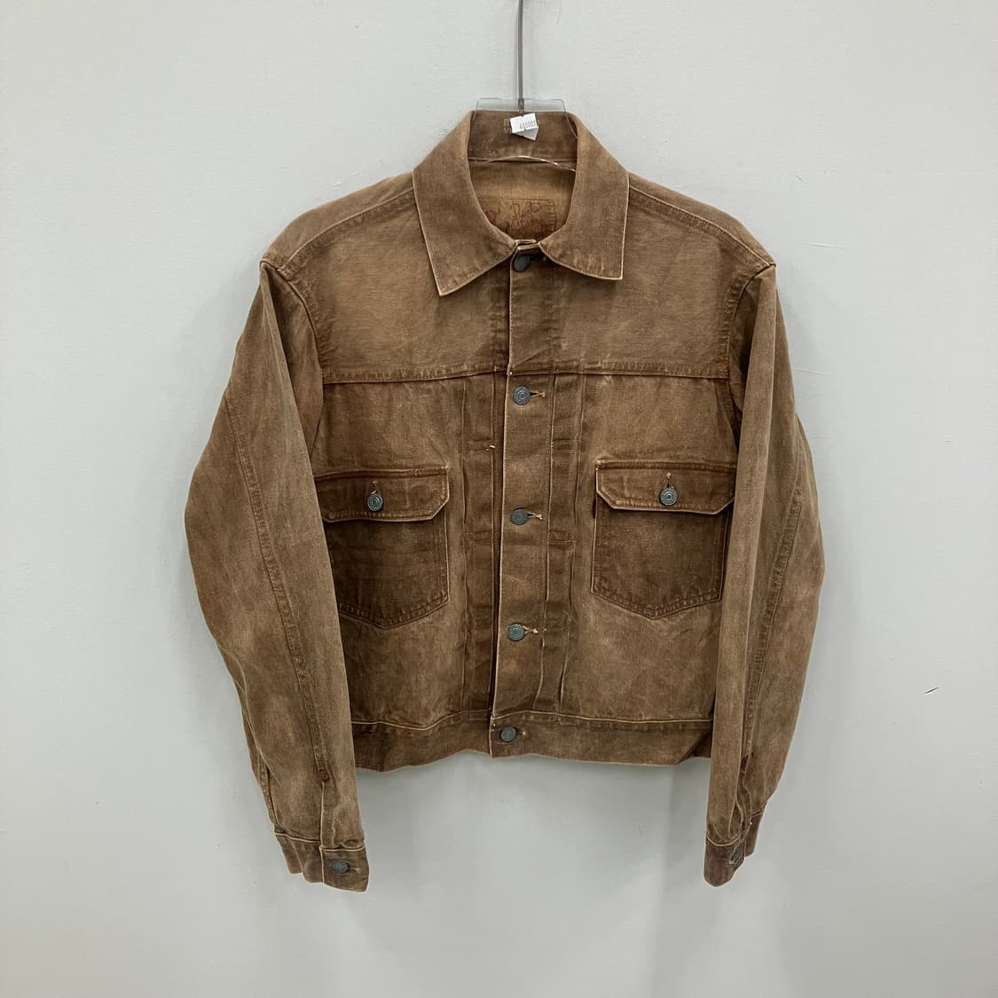 VTG 브라운 코튼 트러커 자켓 38 상품이미지1
