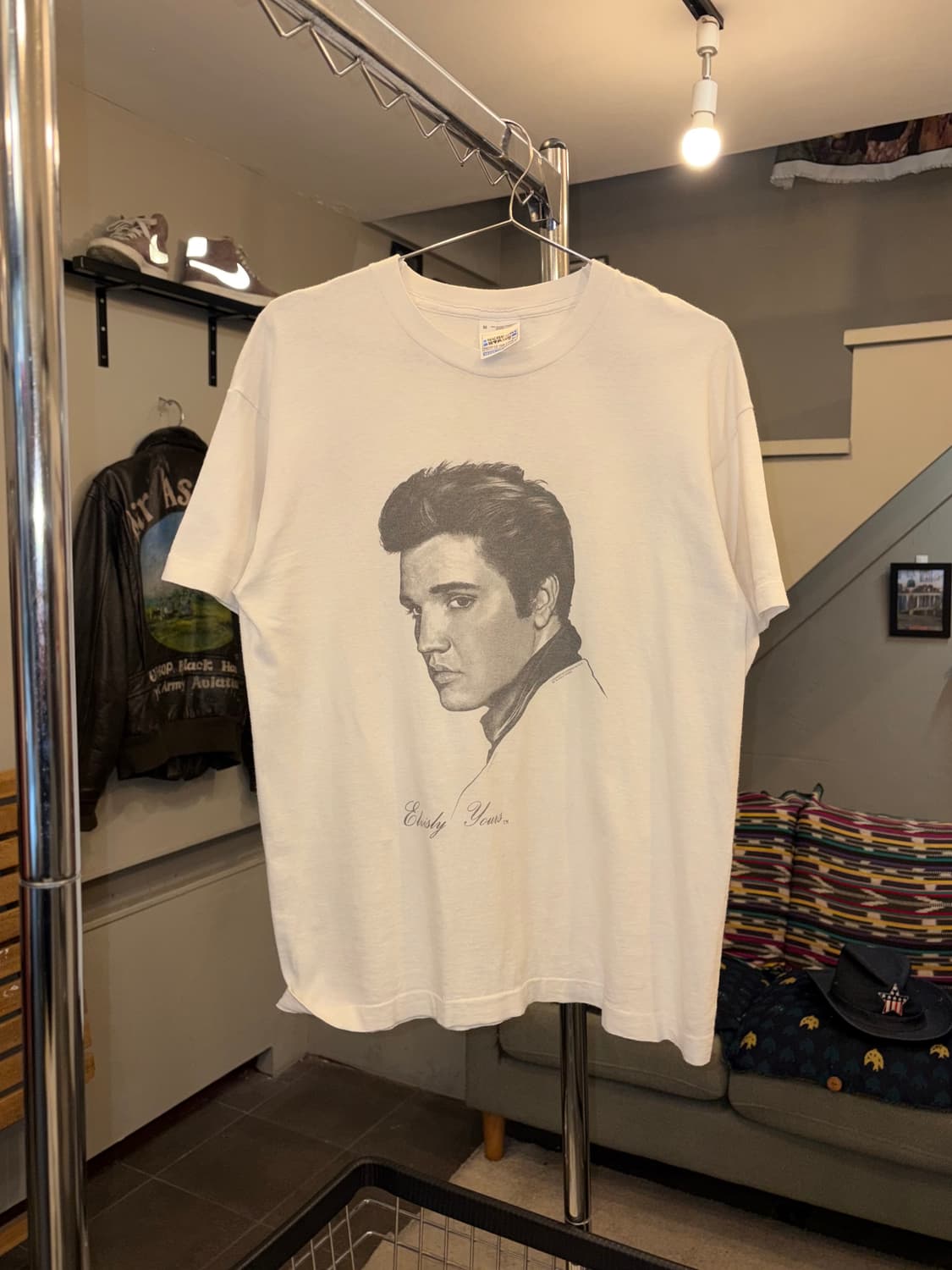90‘s Elvis Presley portrait single T 상품이미지4