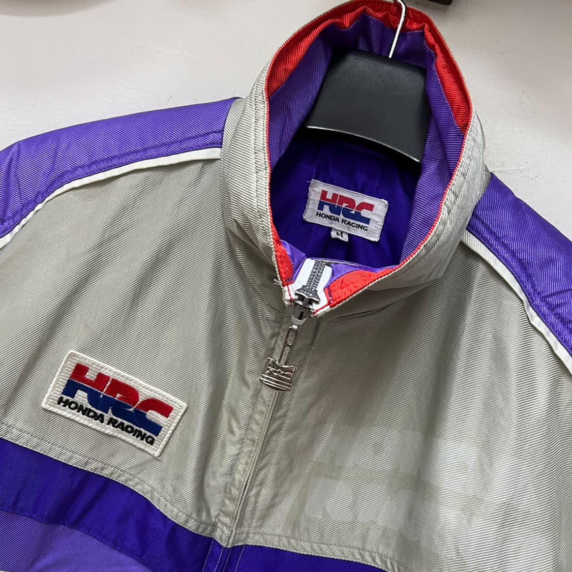 90s HONDA 혼다 HRC 레이싱 라이더 자켓 M 상품이미지3