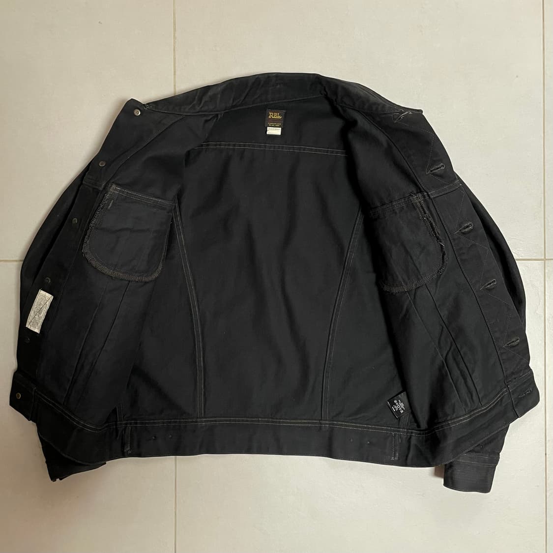RRL Lot 271 블랙 데님 자켓 M 상품이미지5