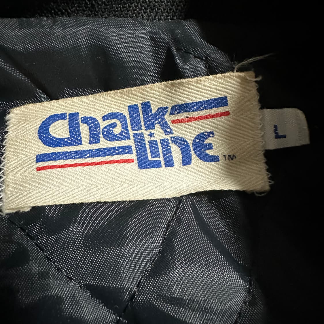 80s Chalk Line New Orleans 로고 새틴 자켓 상품이미지3