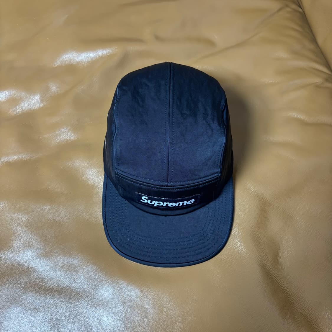 Supreme 슈프림 네이비 캠프캡 모자 (Satin Navy) 상품이미지5
