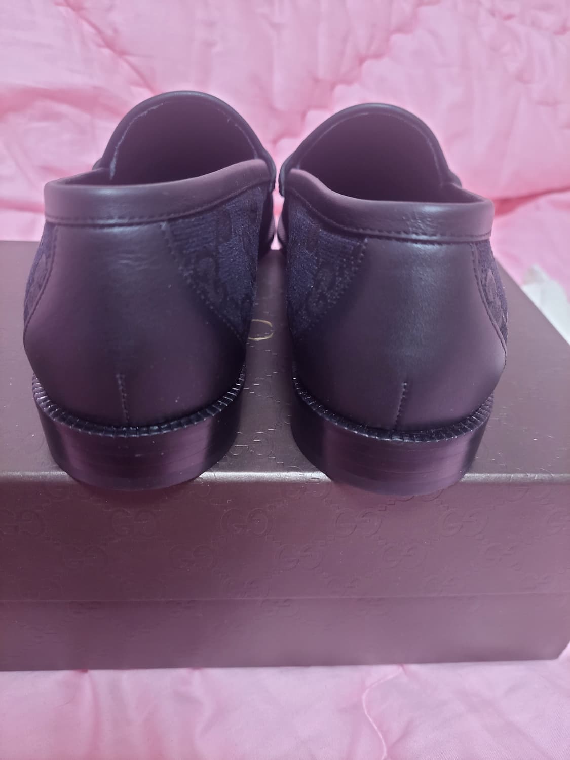 정품)급처미사용새상품!구찌 로고 로퍼 구두 플랫슈즈 단화 상품이미지4