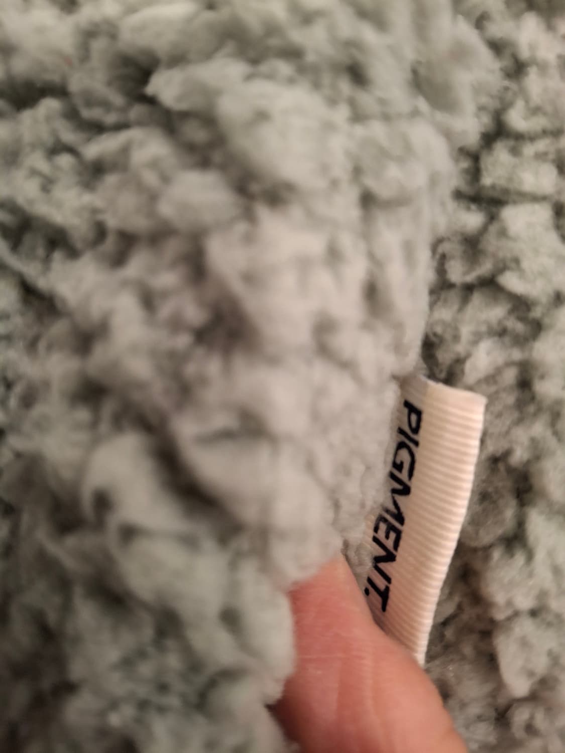 (마지막특가) 피그먼트 플리스 집업 올리브 새상품 상품이미지2