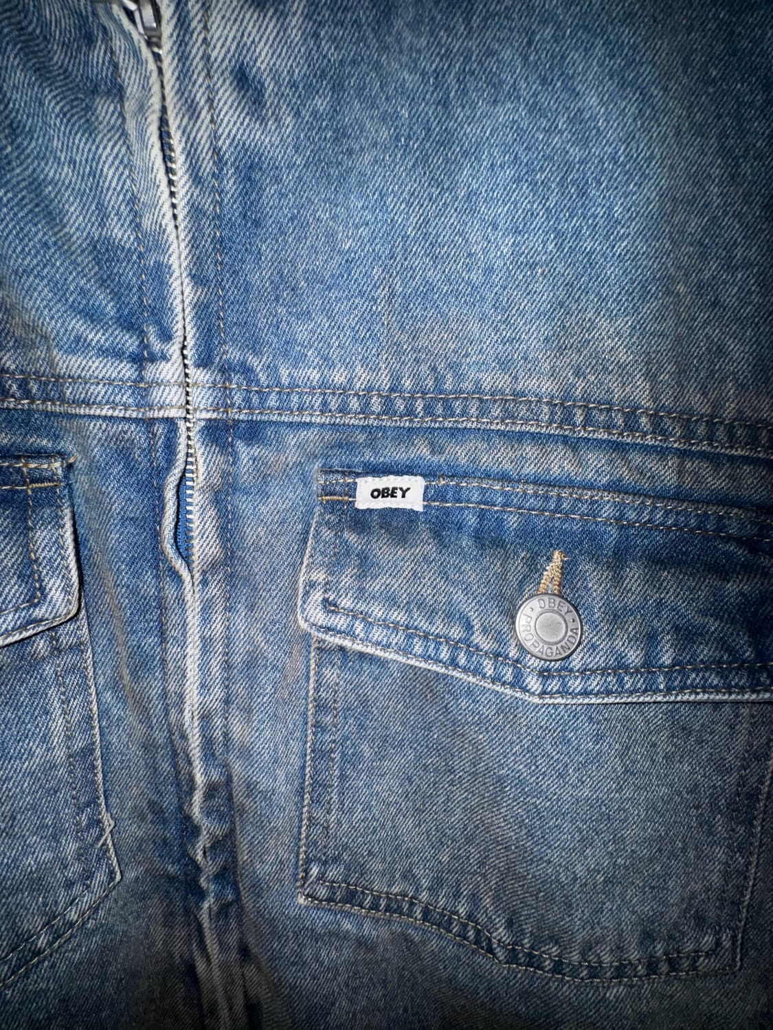 오베이 데님 자켓 상품이미지5