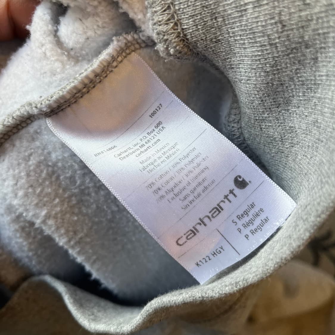 S 칼하트 후드집업/W2418 상품이미지5