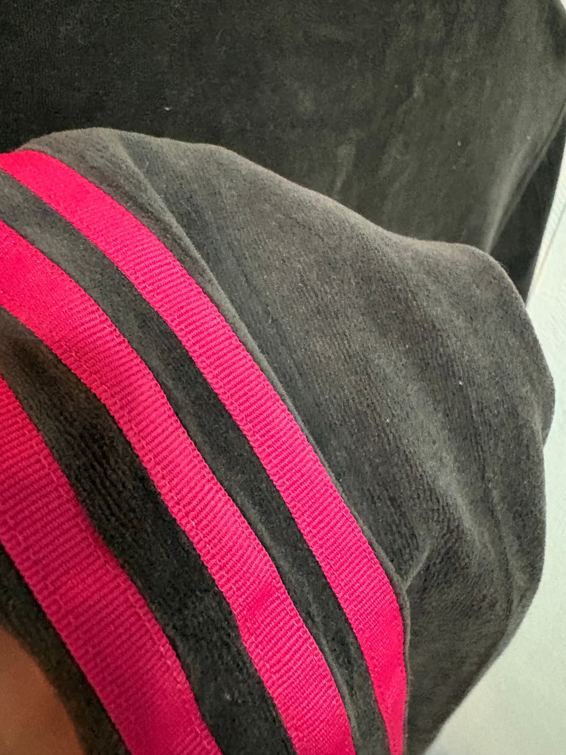 아디다스 벨벳 져지 100 핑크 삼선 상품이미지4