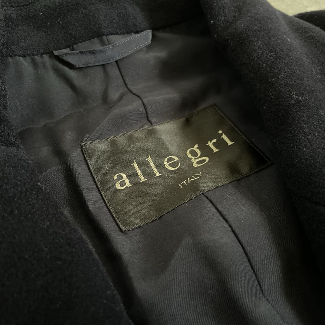 allegri italy navy wool coat 상품이미지4