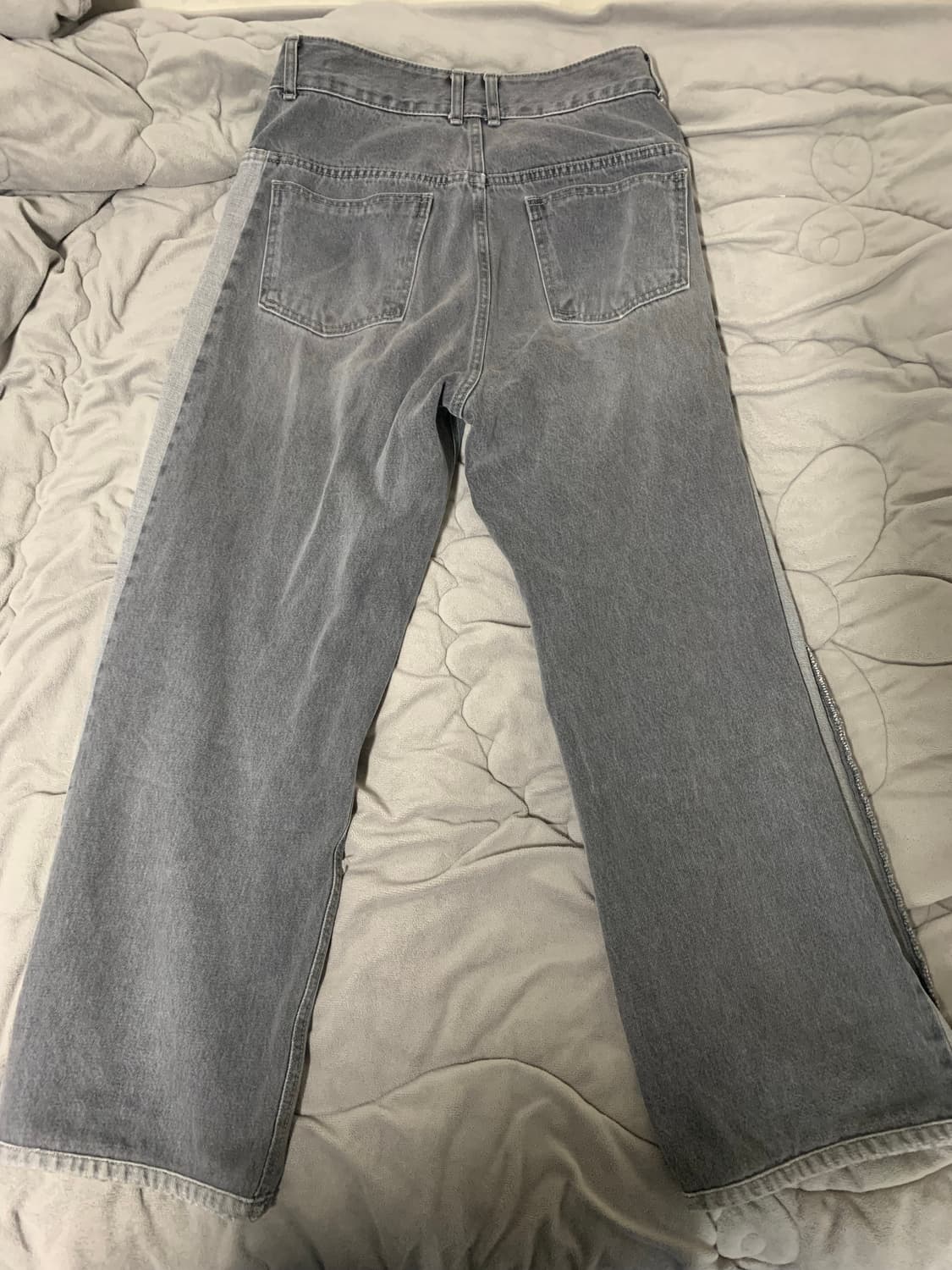 ADD. 투톤 데님 와이드 팬츠 (S사이즈) 상품이미지2