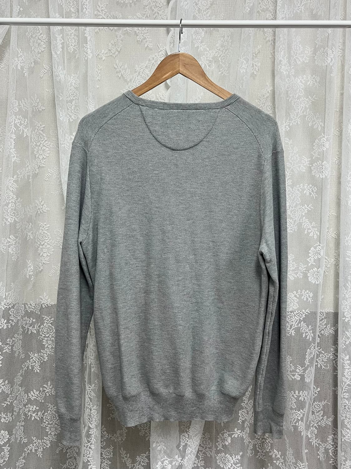 L) 폴로 랄프로렌 피마코튼 니트 맨투맨 그레이 상품이미지2