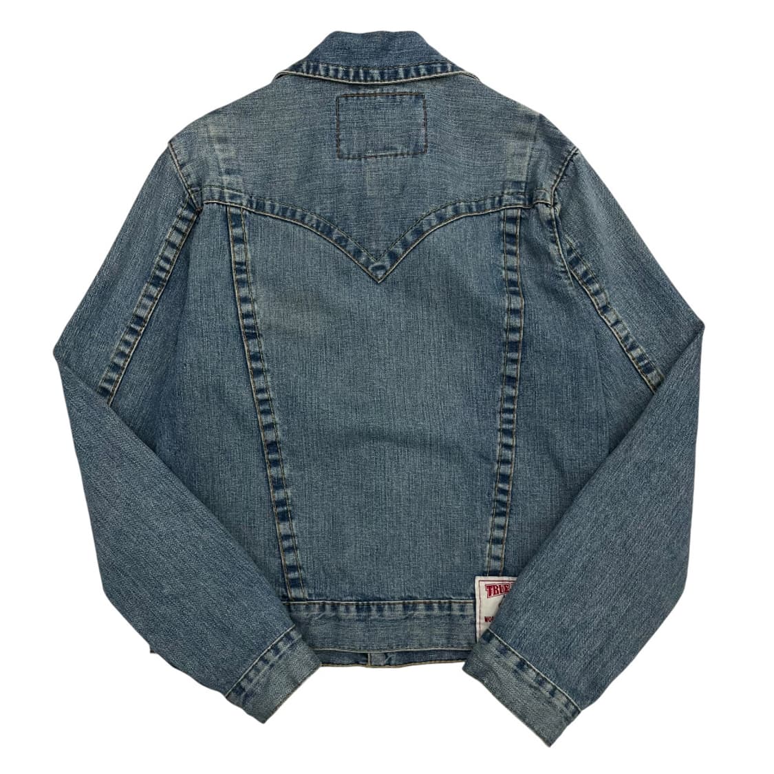 트루릴리젼 연청 스티치 트러커 자켓 M 상품이미지5