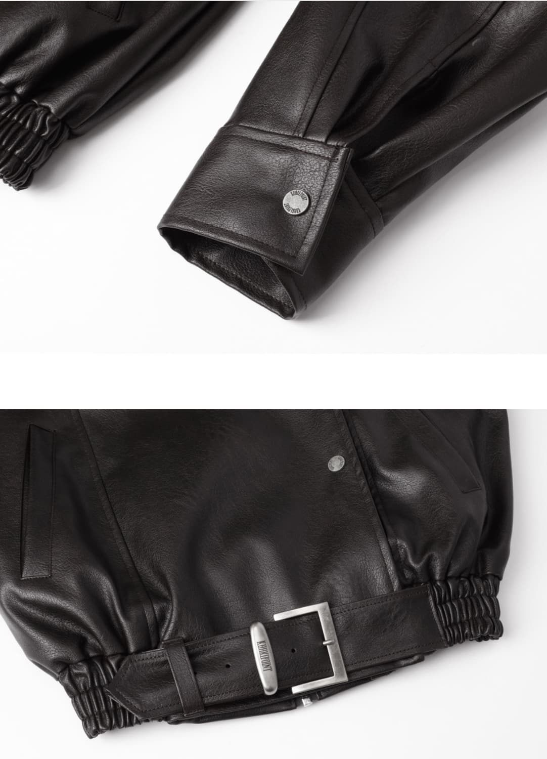 카키포인트 레더자켓 새상품 다크 브라운 상품이미지8