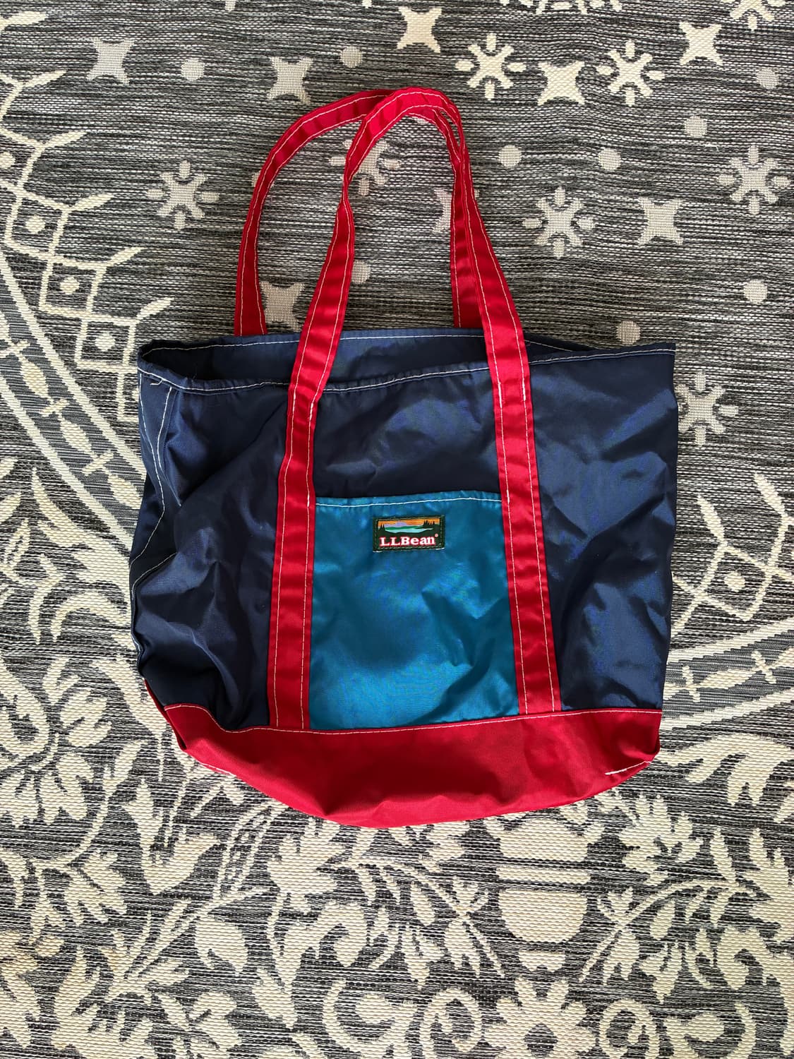 엘엘빈 토트백 나일론 한정판 tricolor 상품이미지1