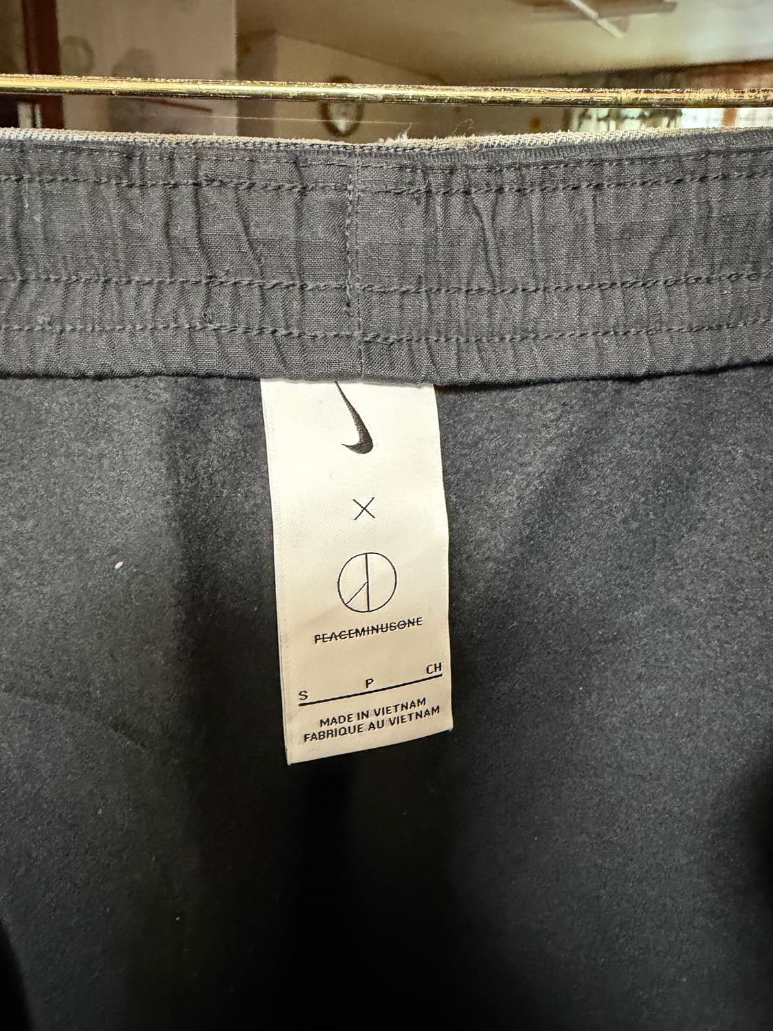 나이키 x 피스마이너스원  와이드 팬츠 블랙 (DR0096-010) 상품이미지4