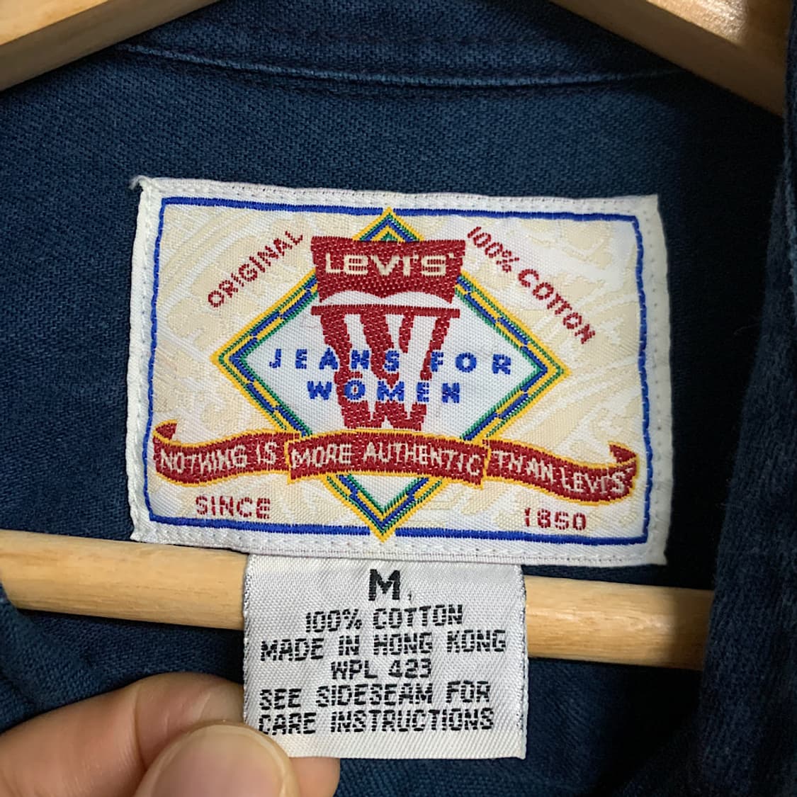 90s 리바이스 여성 빈티지 데님 셔츠 남방 M 상품이미지2