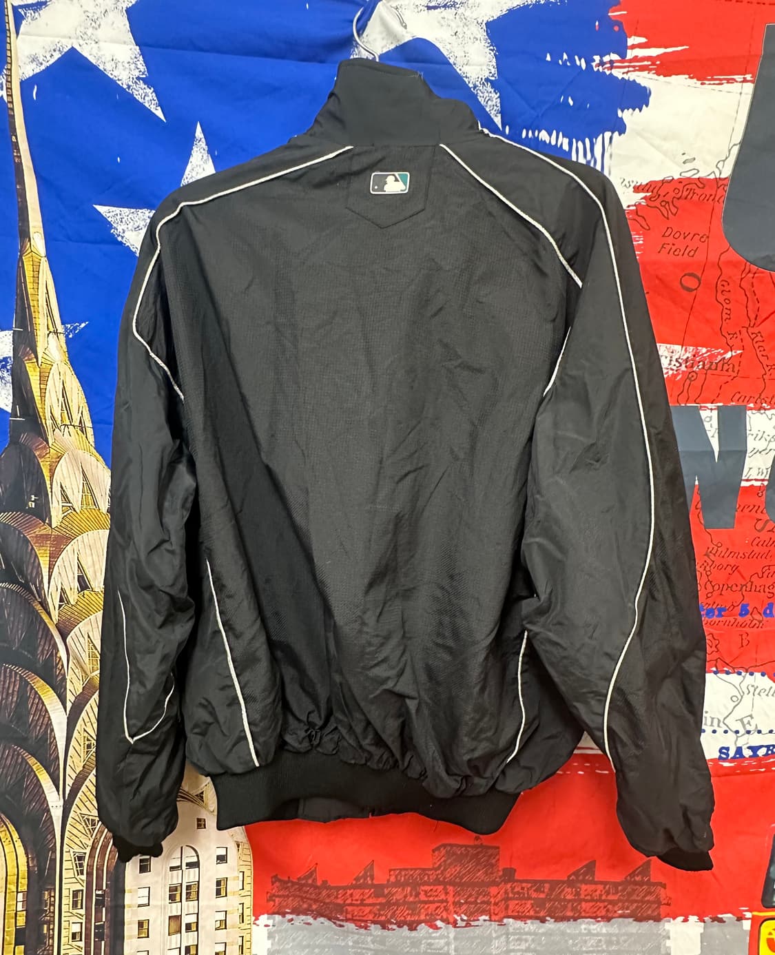 s급 마제스틱 레어템 마린스 오버핏바람막이L100 상품이미지6