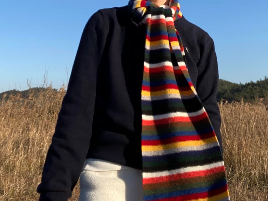 [빔즈 보이x로버트 맥키] 콜라보 울 목도리 상품이미지3