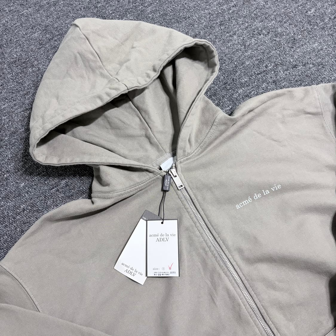 아크메드라비 베이직 bio 후드집업 새상품 상품이미지3