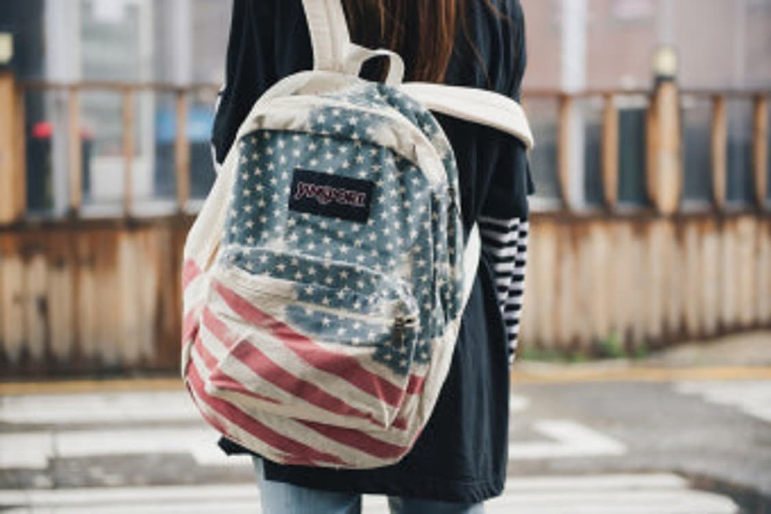 잔스포츠 성조기 백팩 상품이미지1
