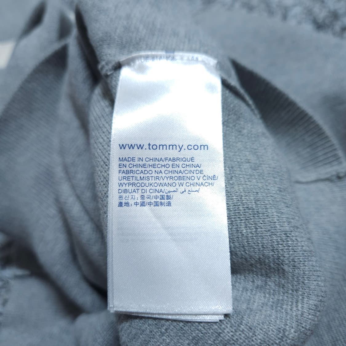 타미힐피거) S 여자 피마코튼 라운드니트 / 왕눈이샵 상품이미지9