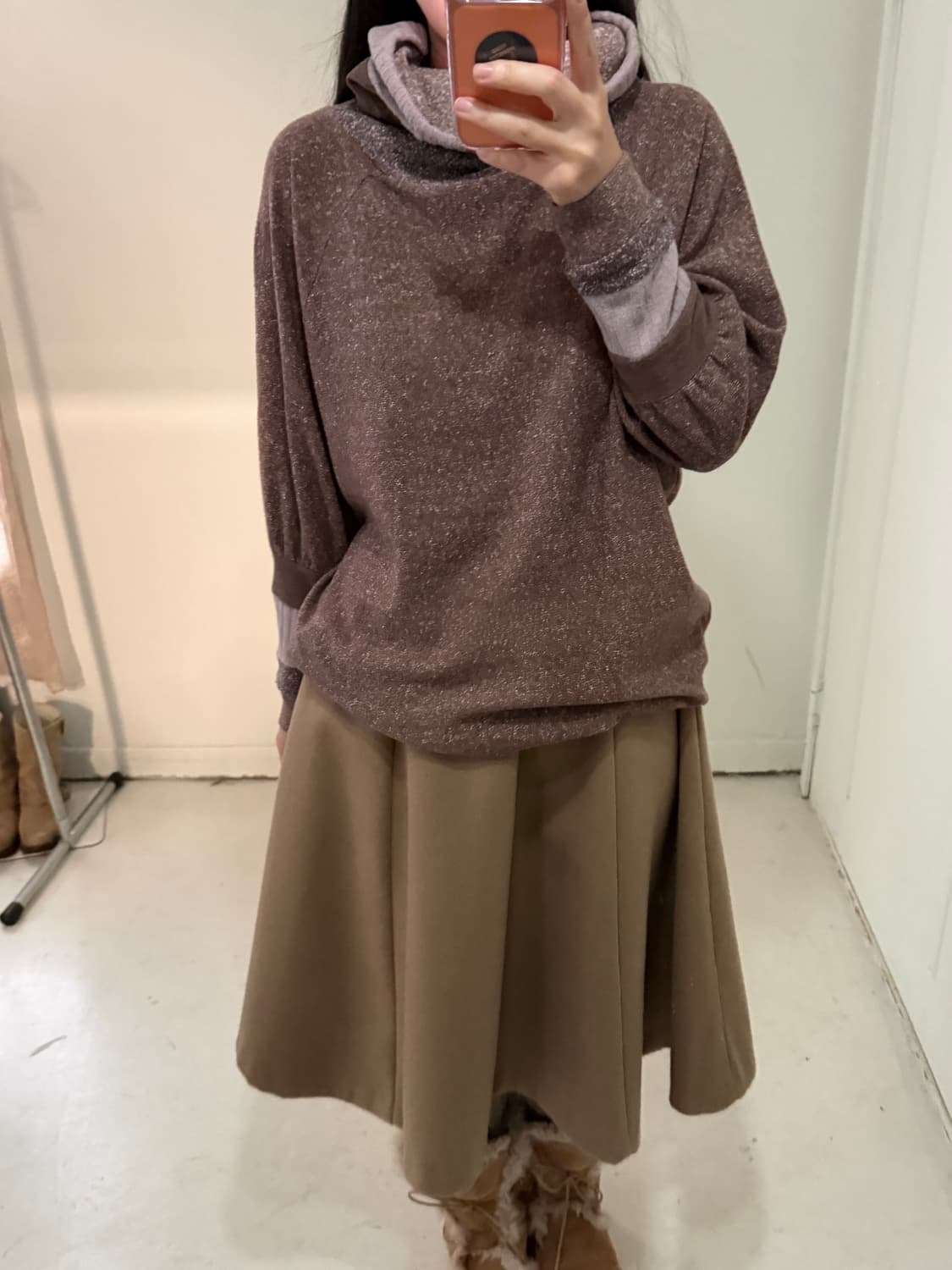 일본빈티지 모리 가오리 터틀넥 상품이미지2