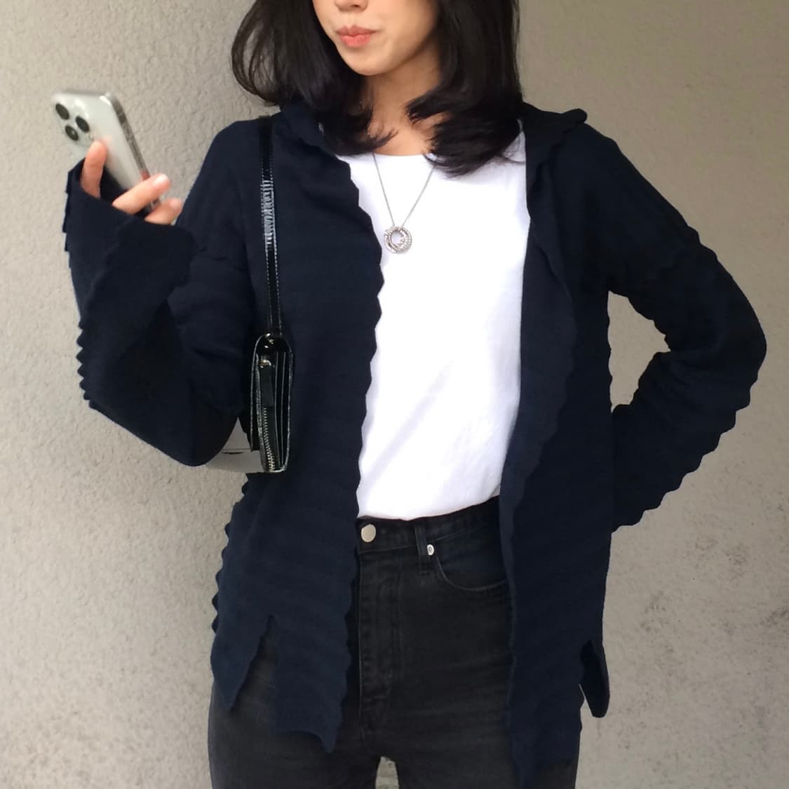 Courrèges 블랙 숄더백 상품이미지8
