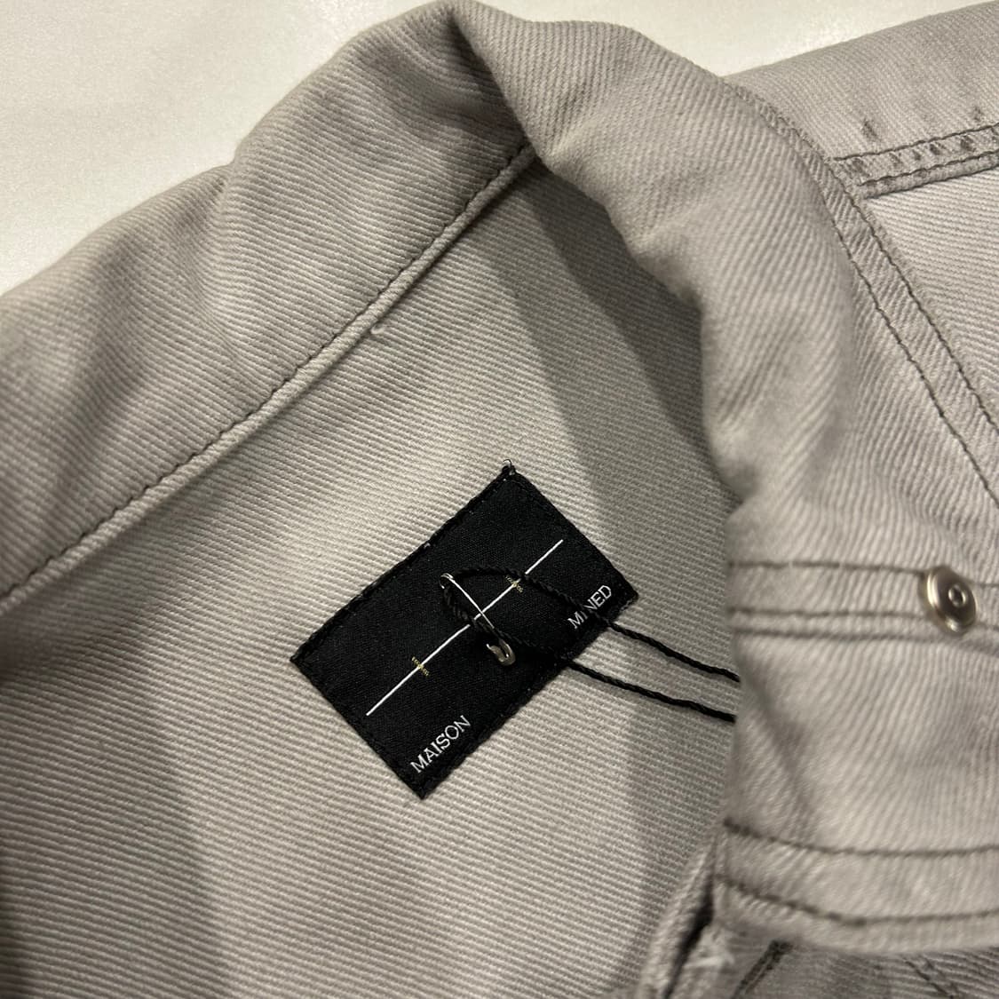 [M] 메종미네드 MAISON MINED 데님 자켓 B166 상품이미지5