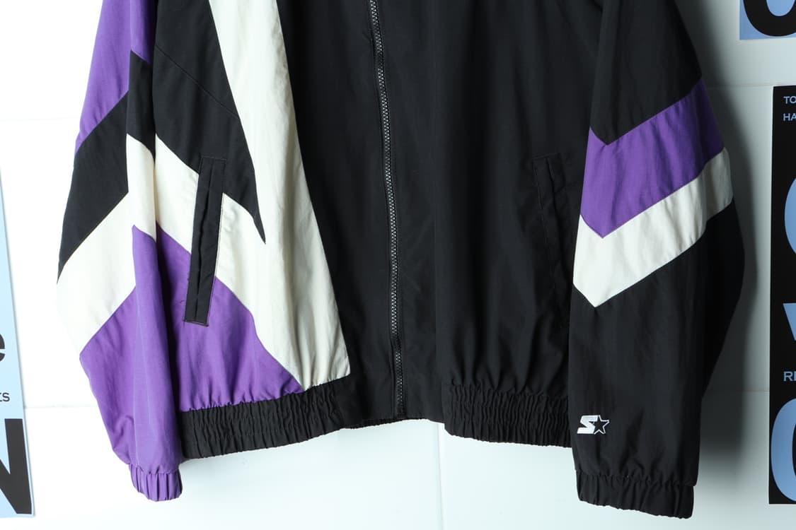 (L-2XL) 스타터 집업 바람막이 점퍼자켓 90S년대-H3H34007 상품이미지5