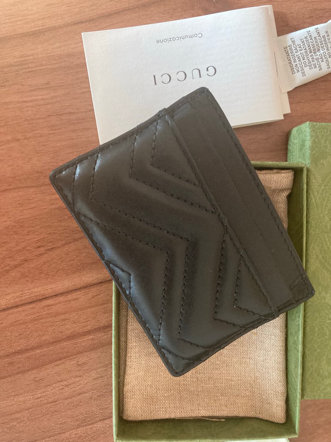 구찌 마몬트 블랙 카드지갑  상품이미지3