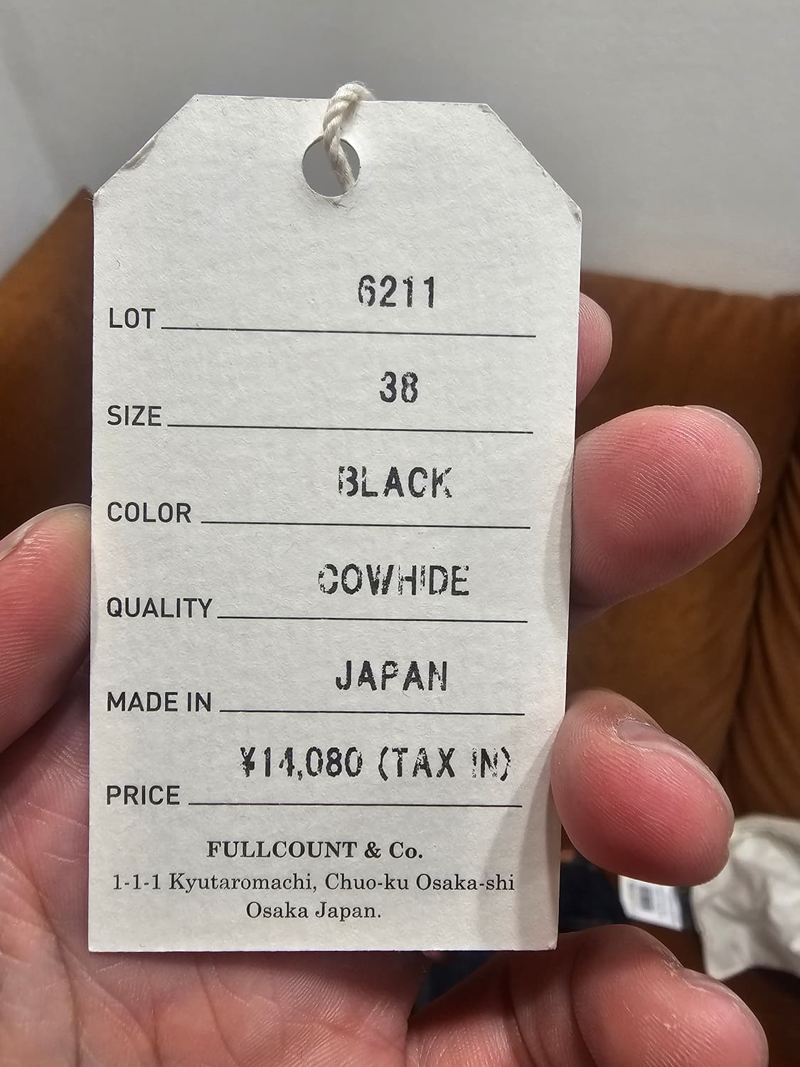 풀카운트 6211 개리슨 벨트 상품이미지2