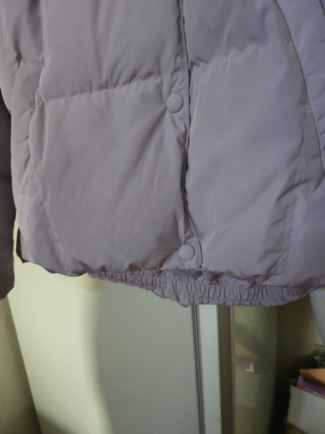 케네스레이디 오버핏 구스다운 후드패딩 상품이미지4