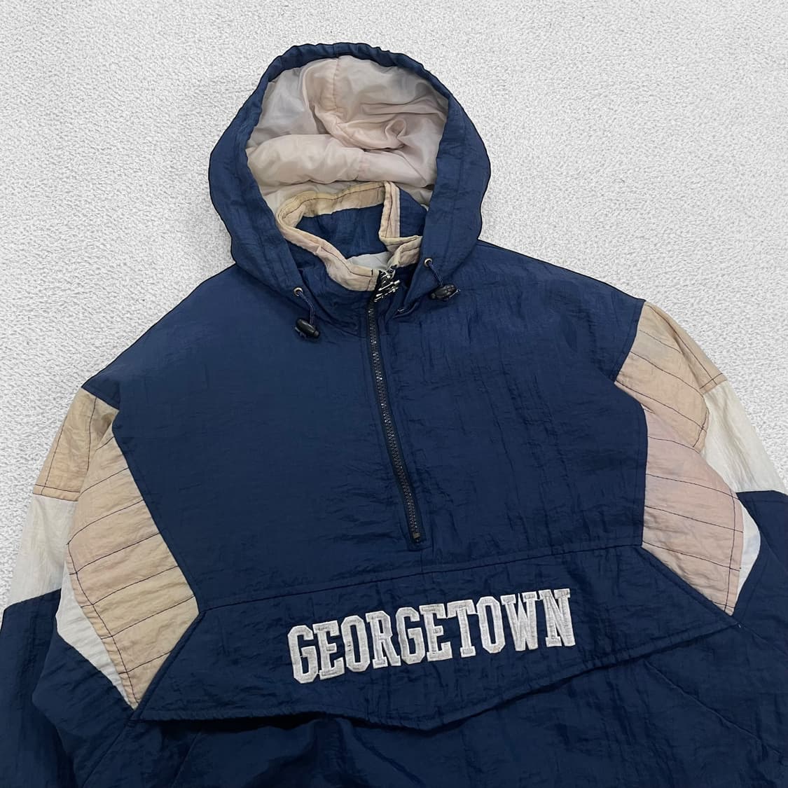 스타터 Starter 90s 올드스쿨 조지타운 불독 아노락 점퍼  상품이미지4