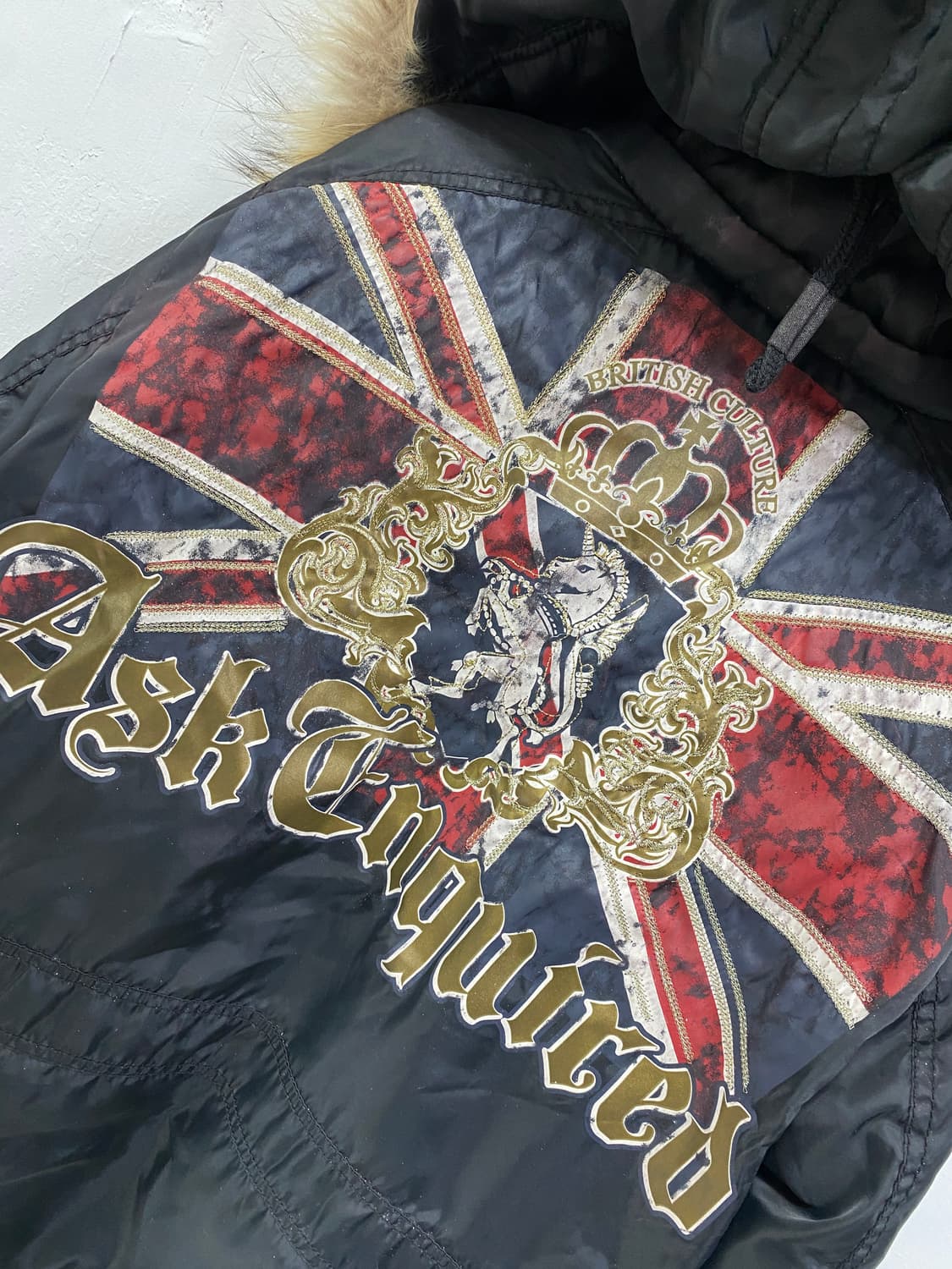 [ASK] 에스크 유니언잭 영국기 울프죠 패딩 상품이미지10