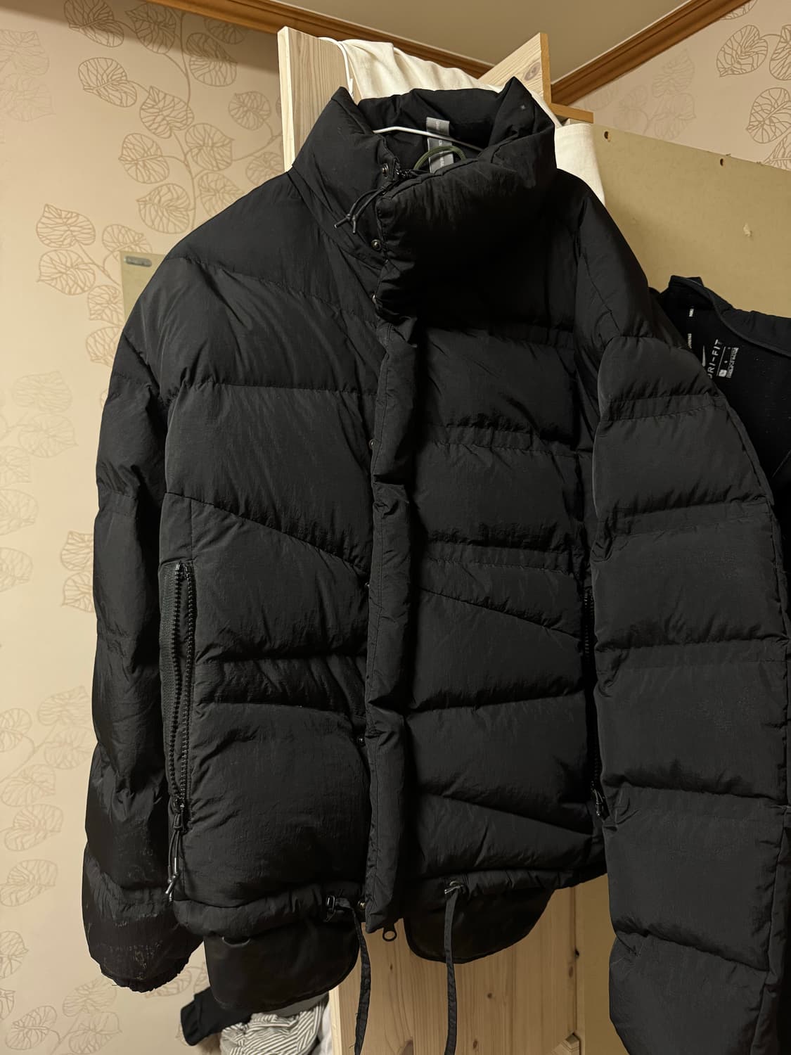 언어펙티드 레이어드 패딩 블랙 m 상품이미지1