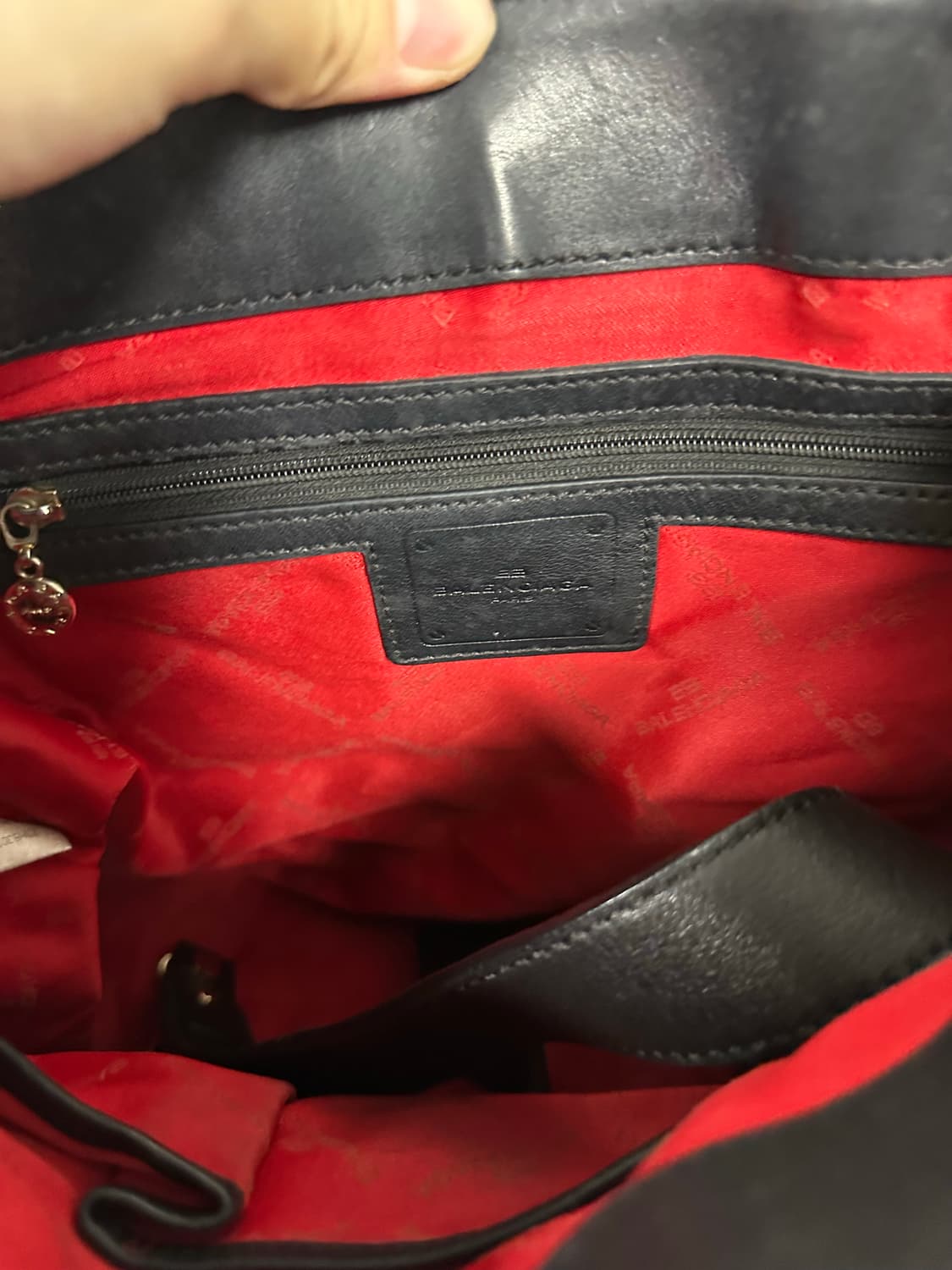 발렌시아가 00s 레더 파이톤 숄더백 상품이미지5