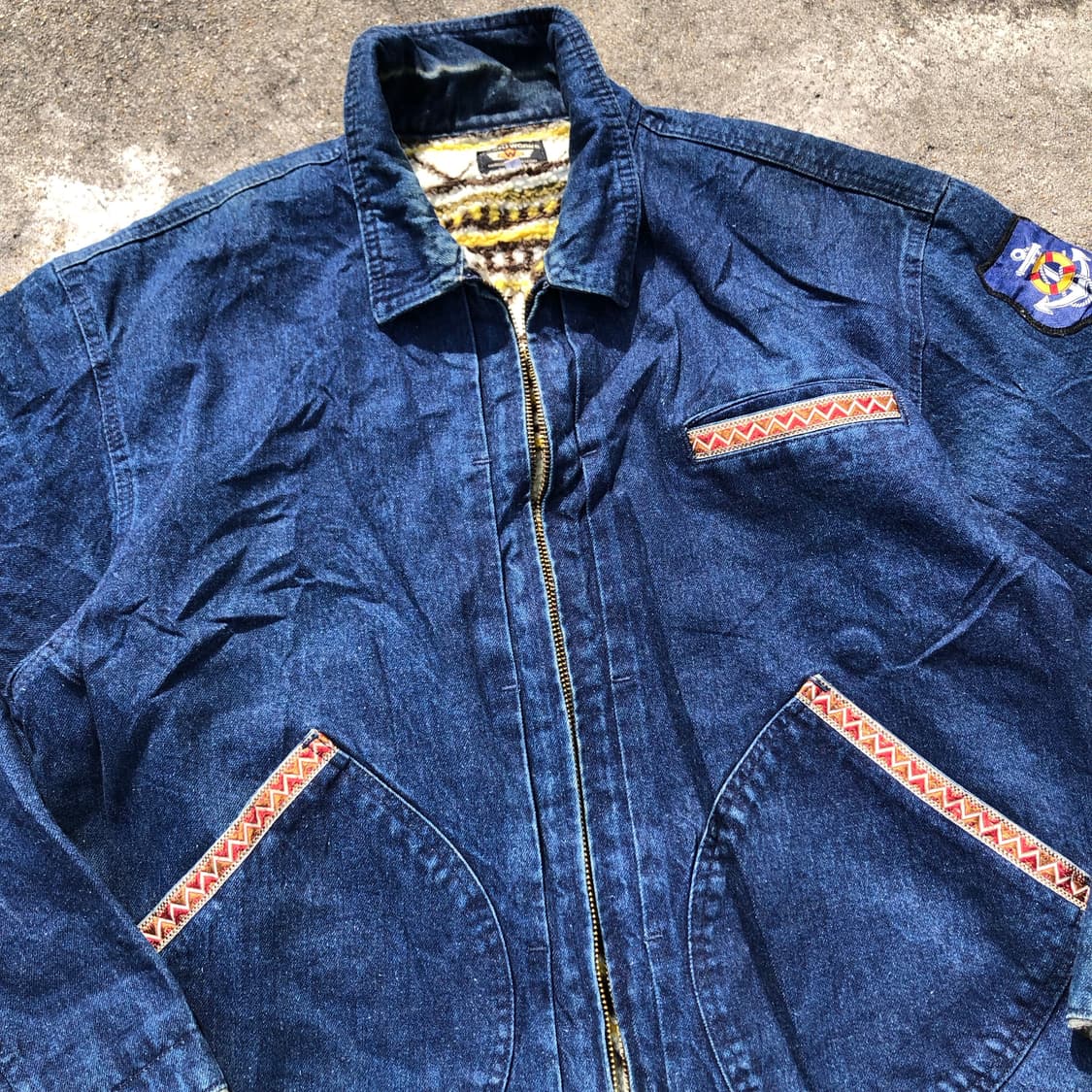 [L~XL] Wolvo Works 빈티지 데님 자켓 상품이미지7