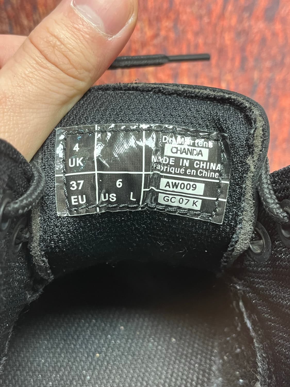 [37] 닥터마틴 찬다 Chanda 3홀 로퍼 블랙 상품이미지6