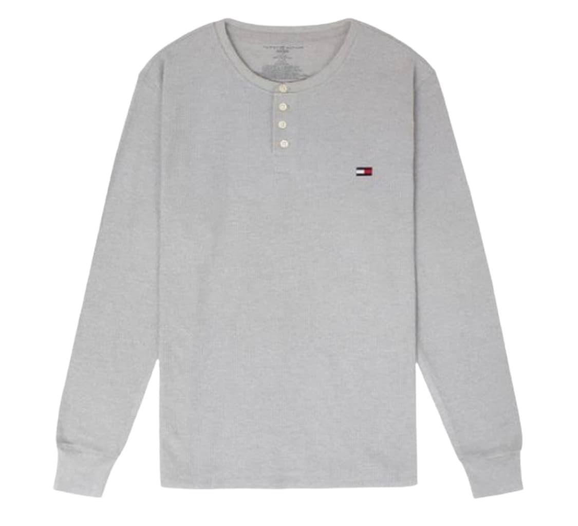 타미 힐피거 써멀 슬리프 헨리 롱슬리브 그레이 헤더 상품이미지1