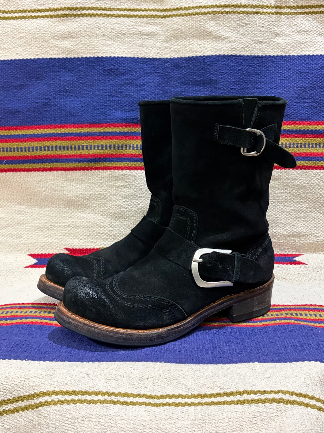 Whoop de doo engineer boot / 훕데두 스웨이드 부츠 상품이미지1